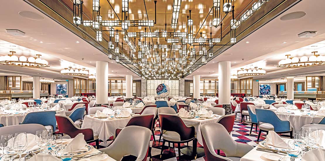 The Dining Room on board Spirit of Adventure
